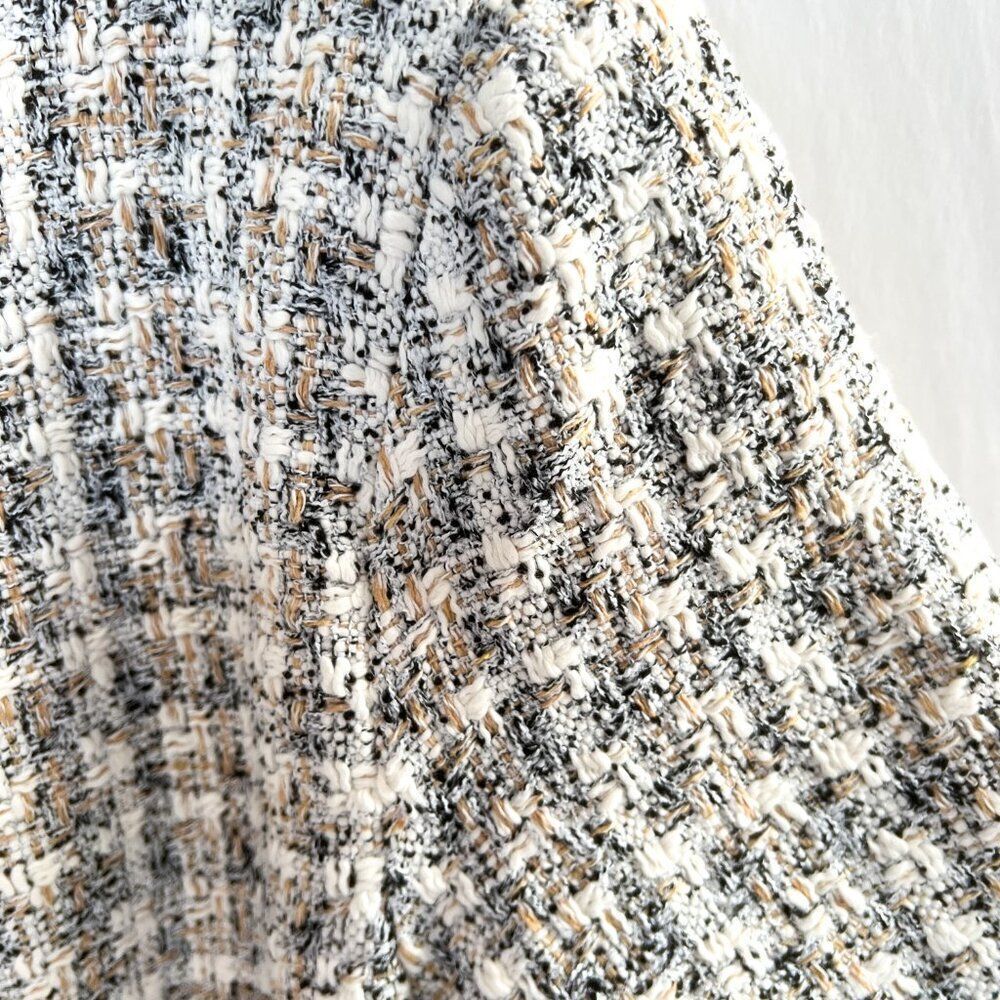 NWT Tuckernuck Pomander Place White Black Tweed Josephine Dress Large - Picture 15 of 15